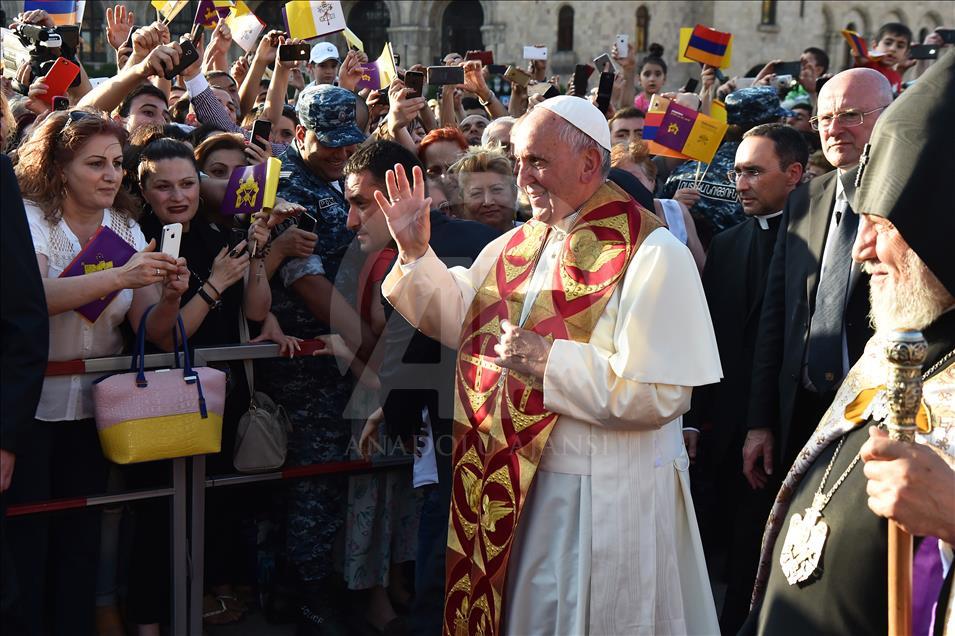 El papa en Armenia