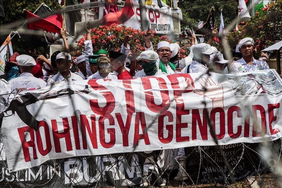Demo Ormas Islam soal Rohingya