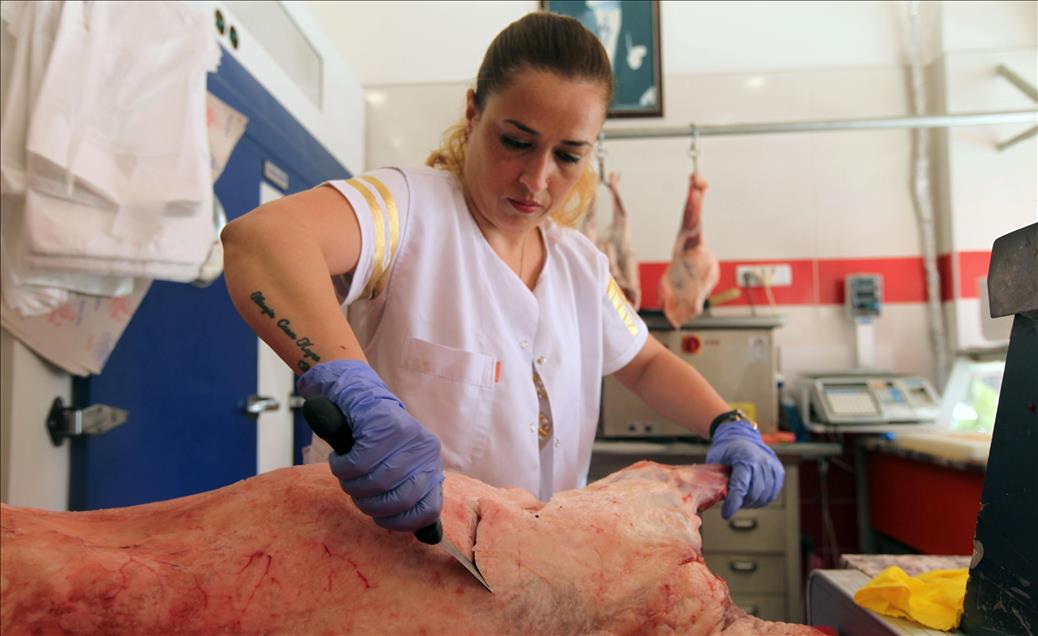 Samsunlu kadınların et ürünleri "kasap Gülten"den