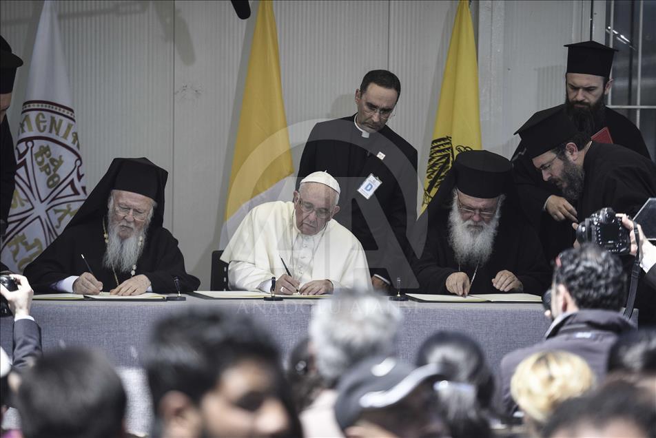 Visita de Francisco a la isla de Lesbos