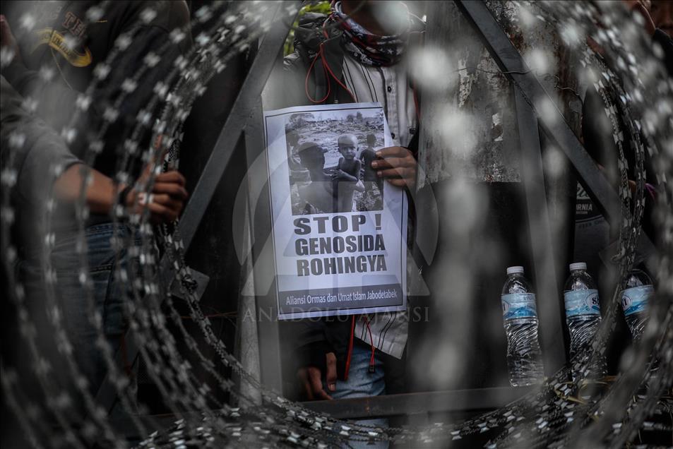 Demo Ormas Islam soal Rohingya