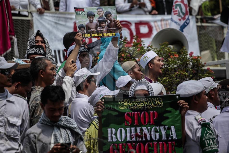Demo Ormas Islam soal Rohingya
