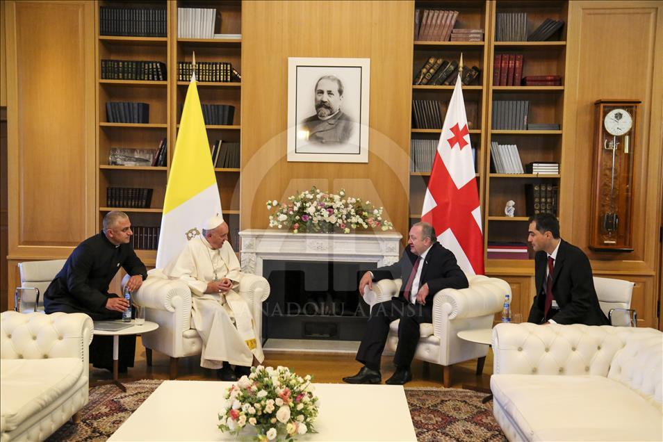 Visita del papa a Georgia