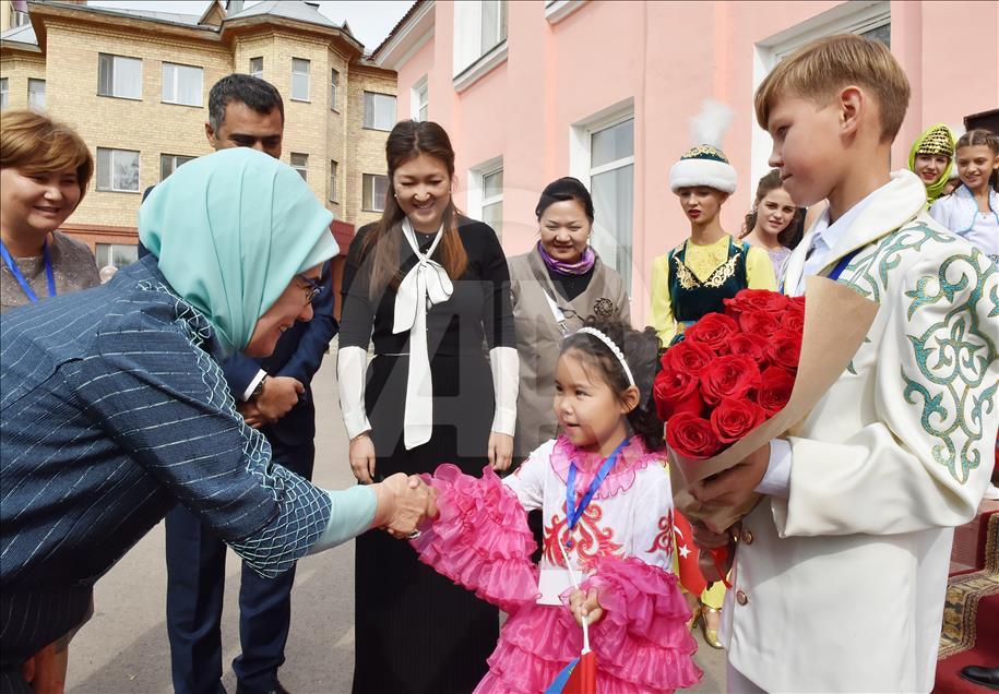 Emine Erdogan, l’épouse du président turc, au Kazakhstan