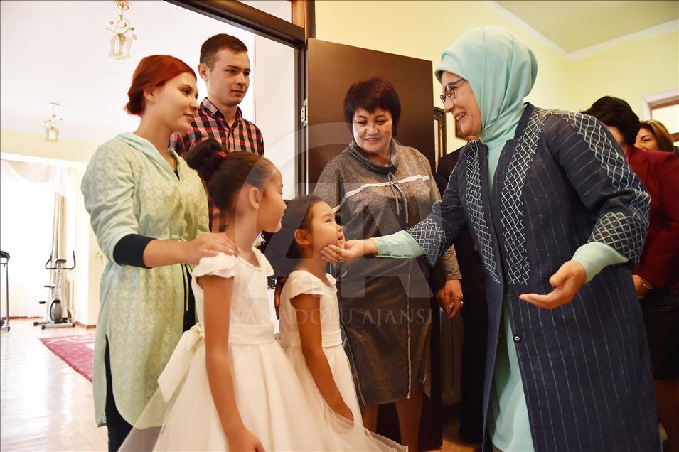 Emine Erdogan, l’épouse du président turc, au Kazakhstan