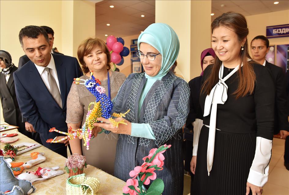 Emine Erdogan, l’épouse du président turc, au Kazakhstan