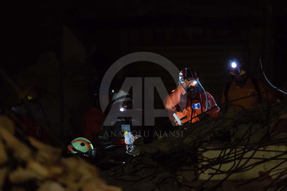Destrucción en Juchitán, estado de Oaxaca