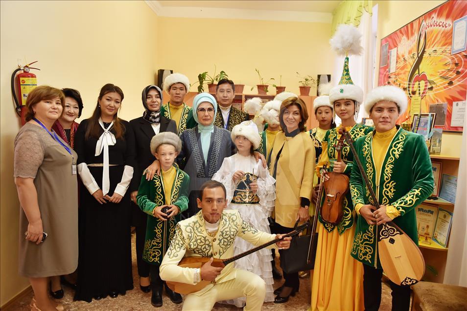 Emine Erdogan, l’épouse du président turc, au Kazakhstan