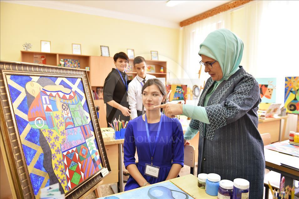 Emine Erdogan, l’épouse du président turc, au Kazakhstan
