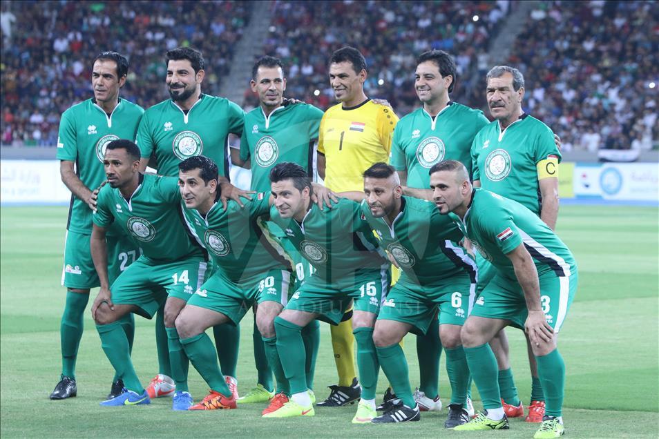 Futbolun efsane isimleri Irak'ta sahaya çıktı