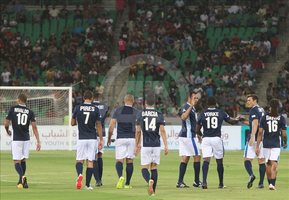 Futbolun efsane isimleri Irak'ta sahaya çıktı