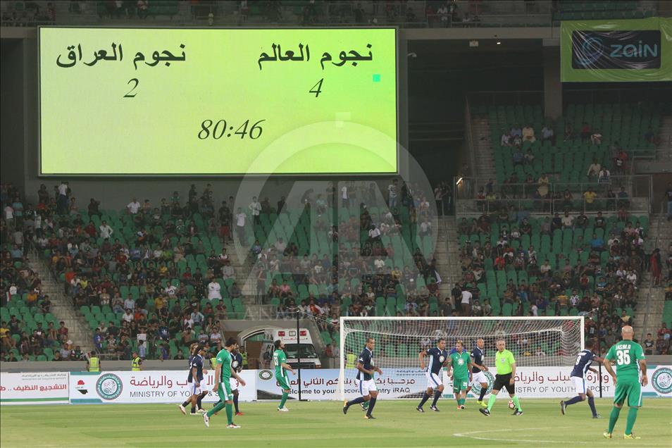 Futbolun efsane isimleri Irak'ta sahaya çıktı