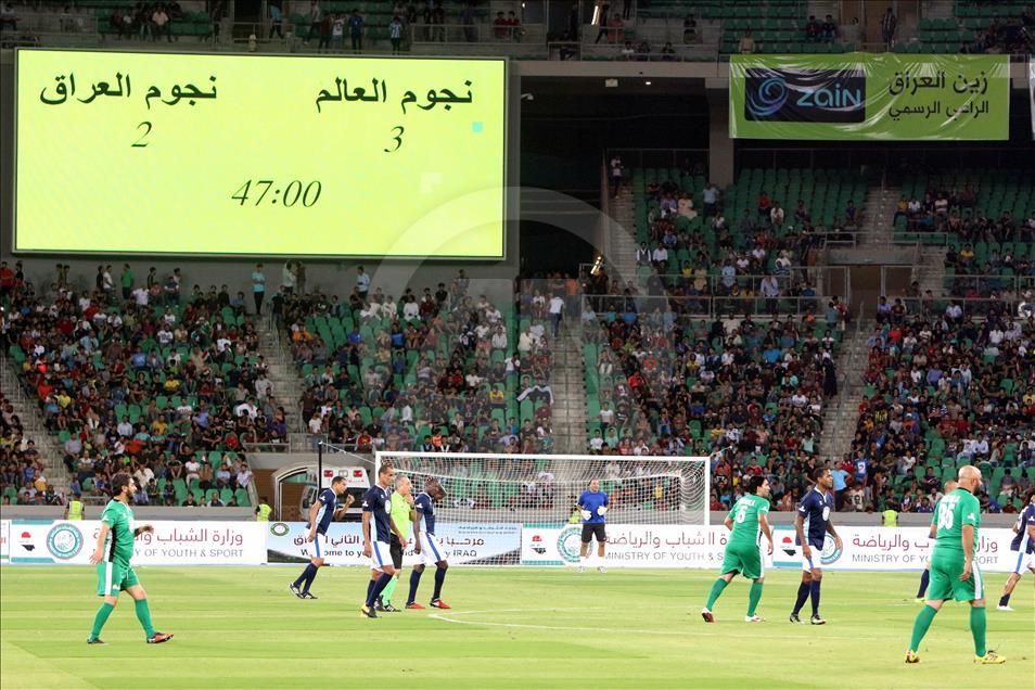 Futbolun efsane isimleri Irak'ta sahaya çıktı