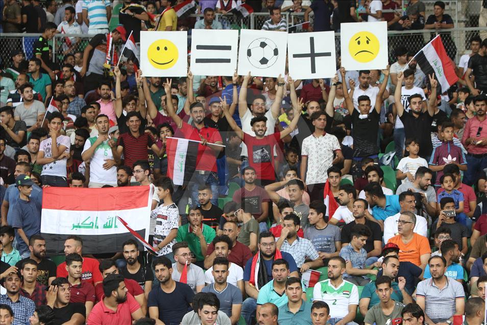 Futbolun efsane isimleri Irak'ta sahaya çıktı