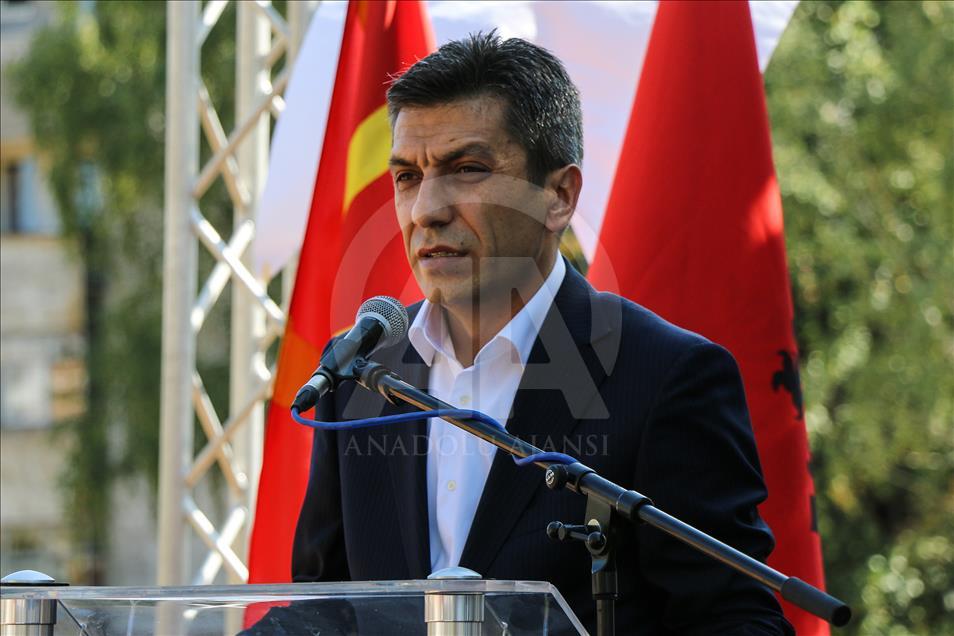 Üsküp'teki Tophane Merkez Camisi'nin temeli atıldı