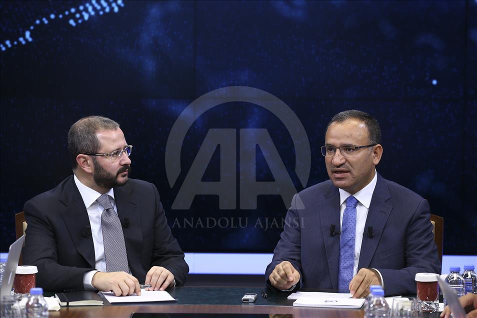 Başbakan Yardımcısı Bozdağ, AA Editör Masası’nda