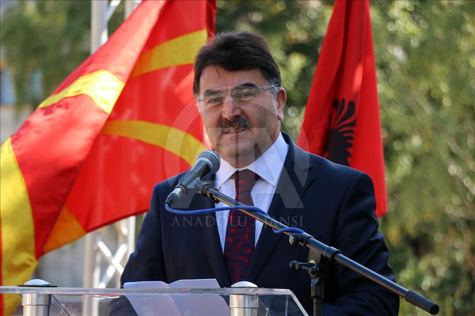 Üsküp'teki Tophane Merkez Camisi'nin temeli atıldı