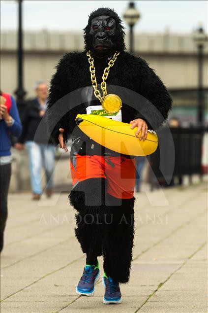 London, United KIngdom - September 16: 'The Great Gorilla Run’ in London
