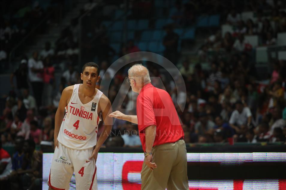 Basketball/Afrobasket 2017/demi-finales : Maroc – Tunisie (52-60) 
