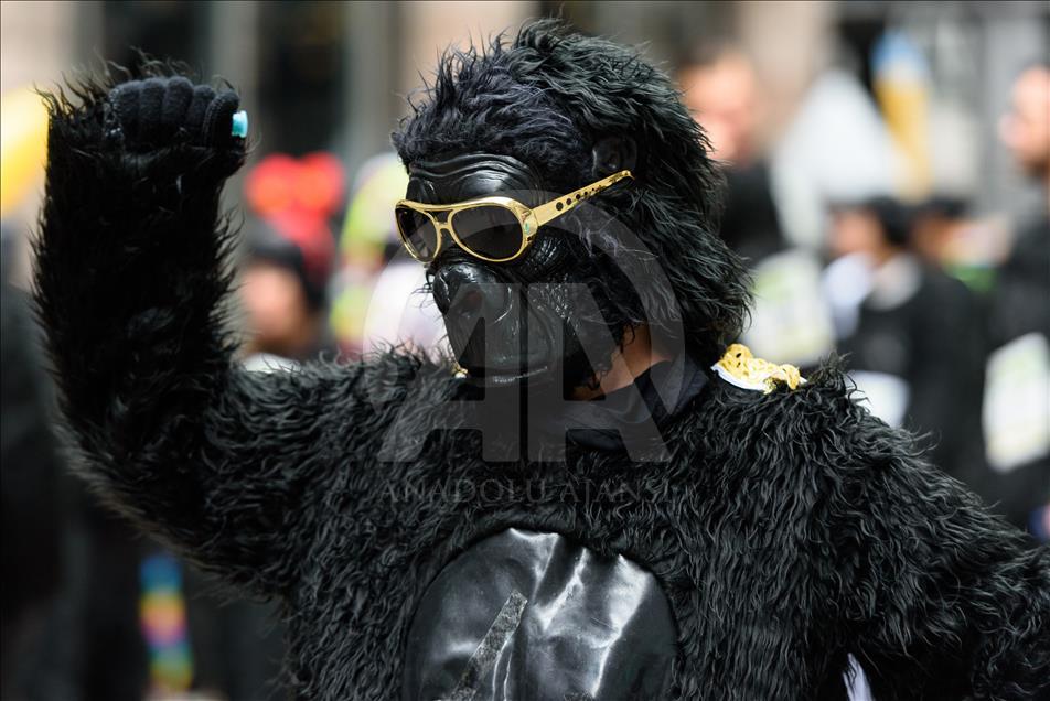 London, United KIngdom - September 16: 'The Great Gorilla Run’ in London