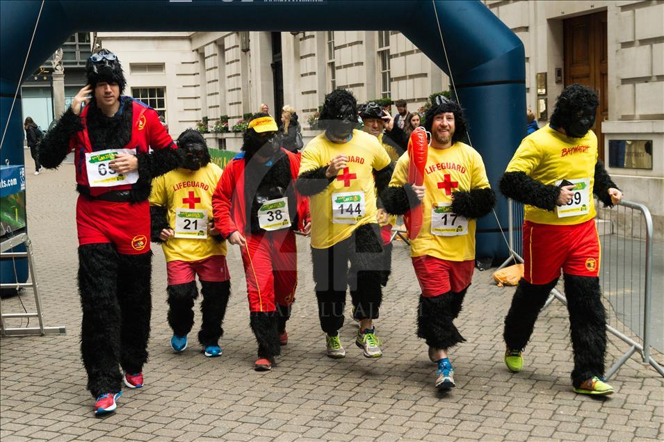 London, United KIngdom - September 16: 'The Great Gorilla Run’ in London