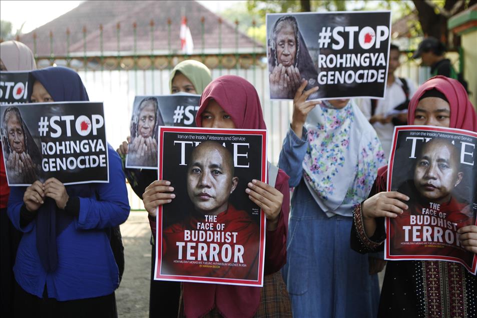People across world raise voice for Rohingya Muslims  