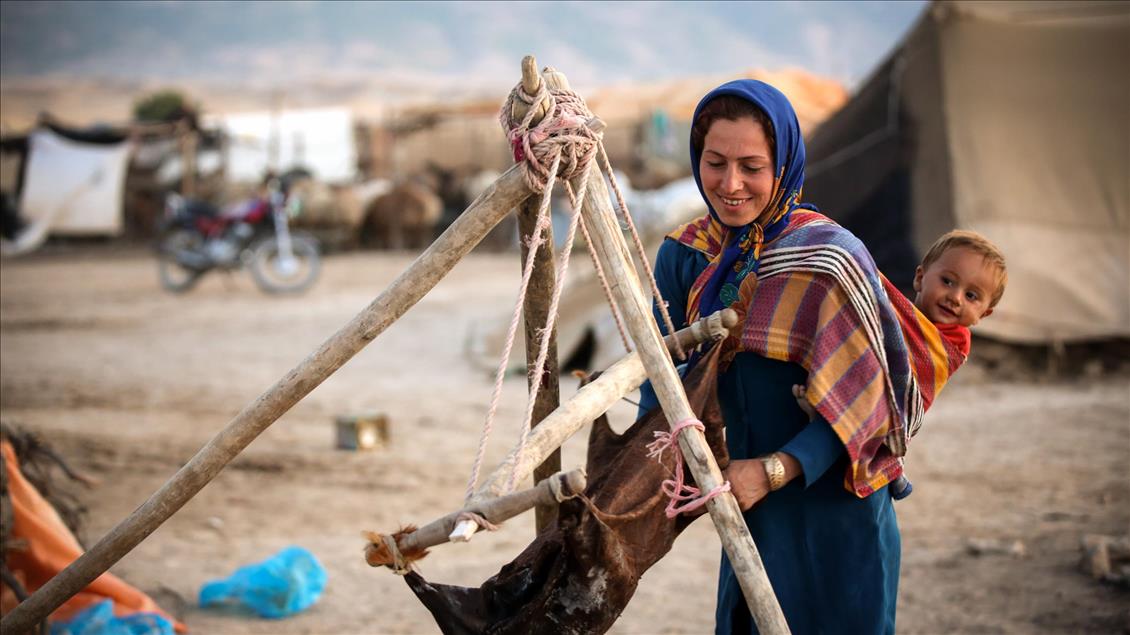 Nomadic life in Iran's northern Khorasan