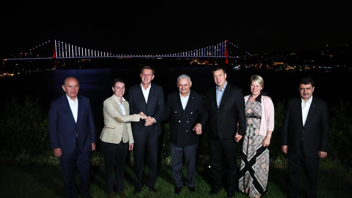 Başbakan Yıldırım mevkidaşlarını İstanbul'da ağırladı 