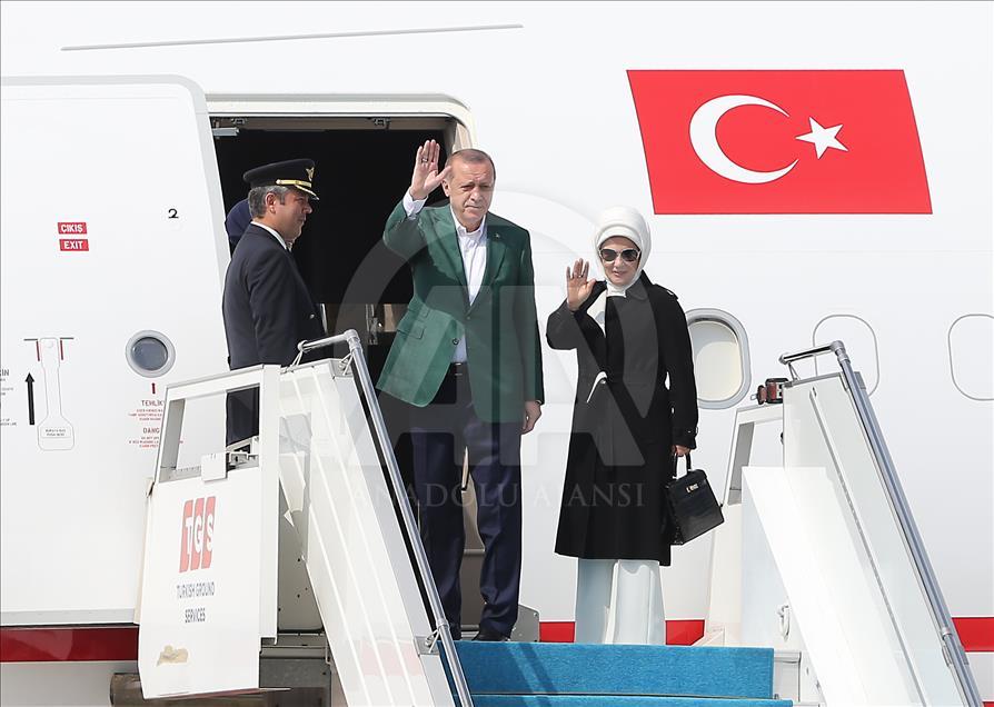 رئیس جمهور ترکیه عازم آمریکا شد
