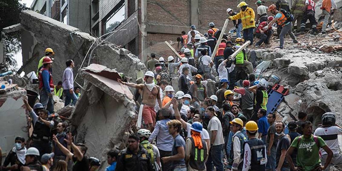 Sismo de magnitud 7.1 en la escala de Richter sacude el centro de México. 
