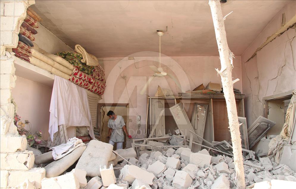 ادامه حملات هوایی رژیم اسد به مناطق عاری از درگیری