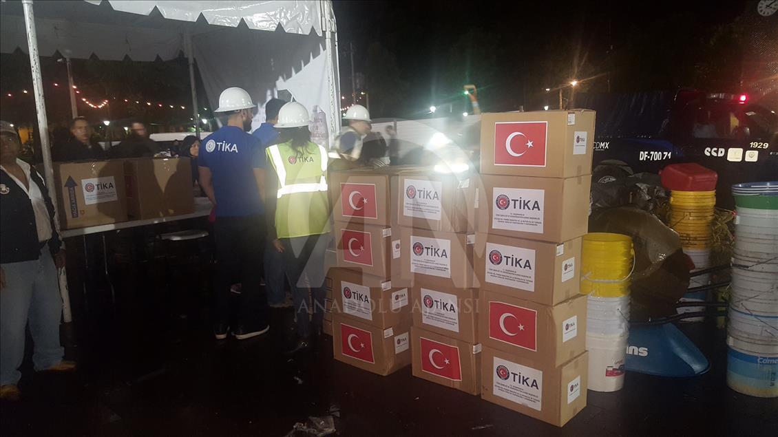 ارسال کمک‌های ترکیه به زلزله زدگان مکزیک