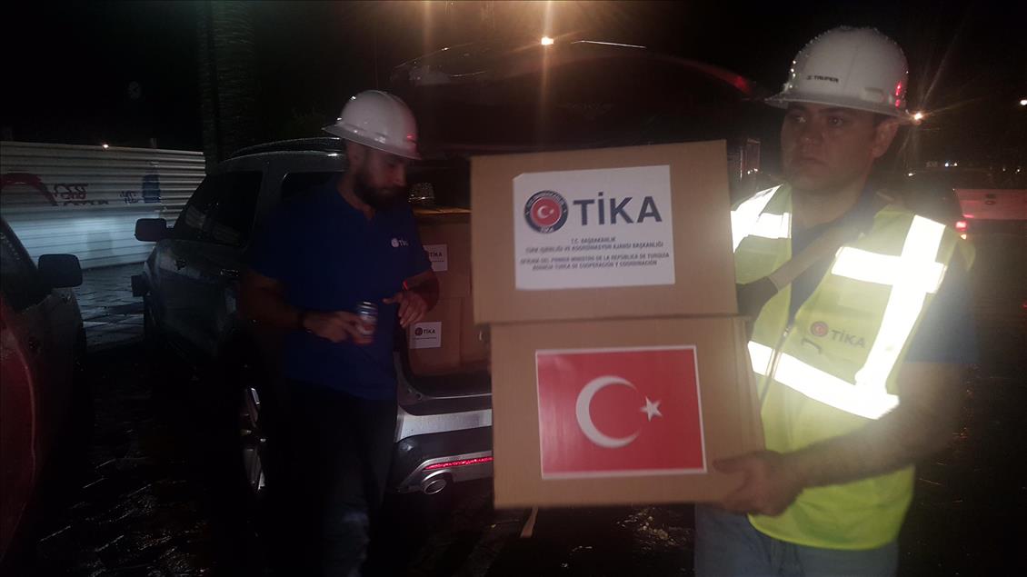 ارسال کمک‌های ترکیه به زلزله زدگان مکزیک
