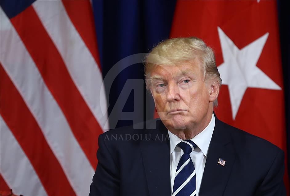 Erdoğan-Trump ile bir araya geldi