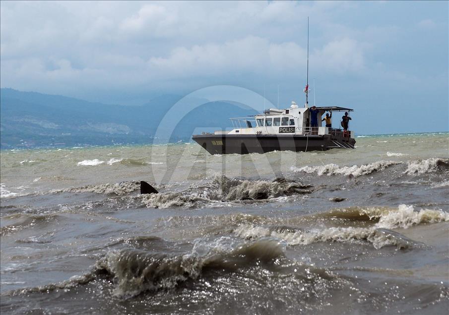 Hiu paus terdampar di Pantai Talise
