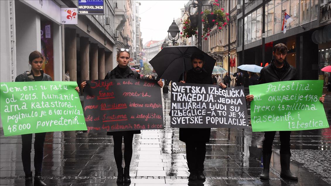 Peace protest in Serbia