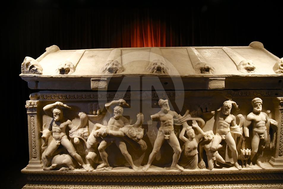 Sarcophagus of Heracles at Antalya Museum