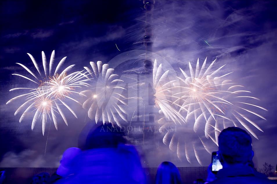 Moskova'da Uluslararası Işık Festivali