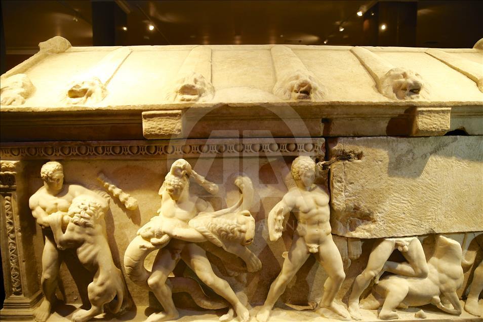 Sarcophagus of Heracles at Antalya Museum