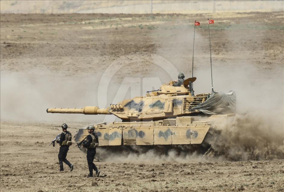 نهمین روز مانور نظامی ارتش ترکیه در منطقه سیلوپی-هابور