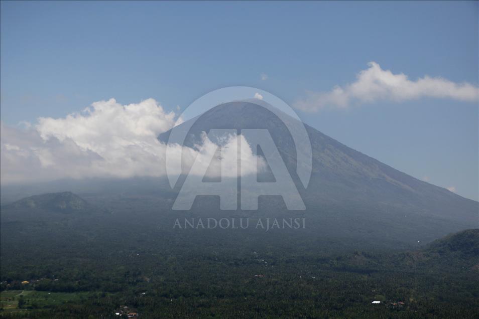 Situasi Gunung Agung Lima Hari Setelah Status Awas - Anadolu Ajansı