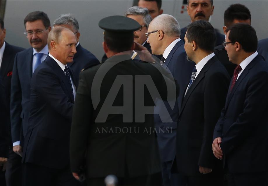 Rusya Devlet Başkanı Putin Ankara'da 