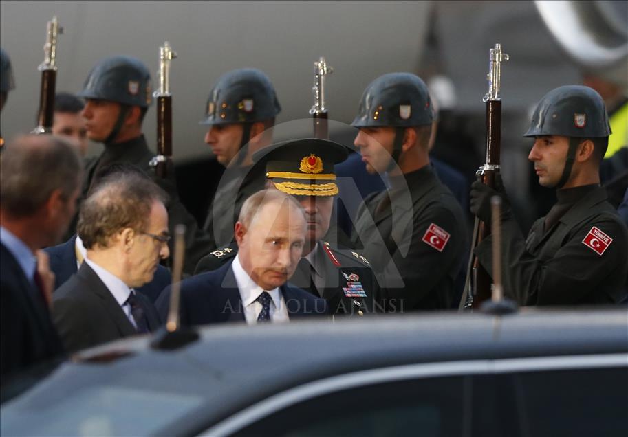 Rusya Devlet Başkanı Putin Ankara'da
