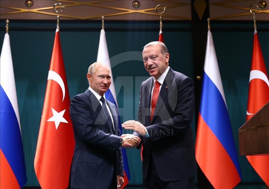 Erdoğan-Putin ortak basın toplantısı