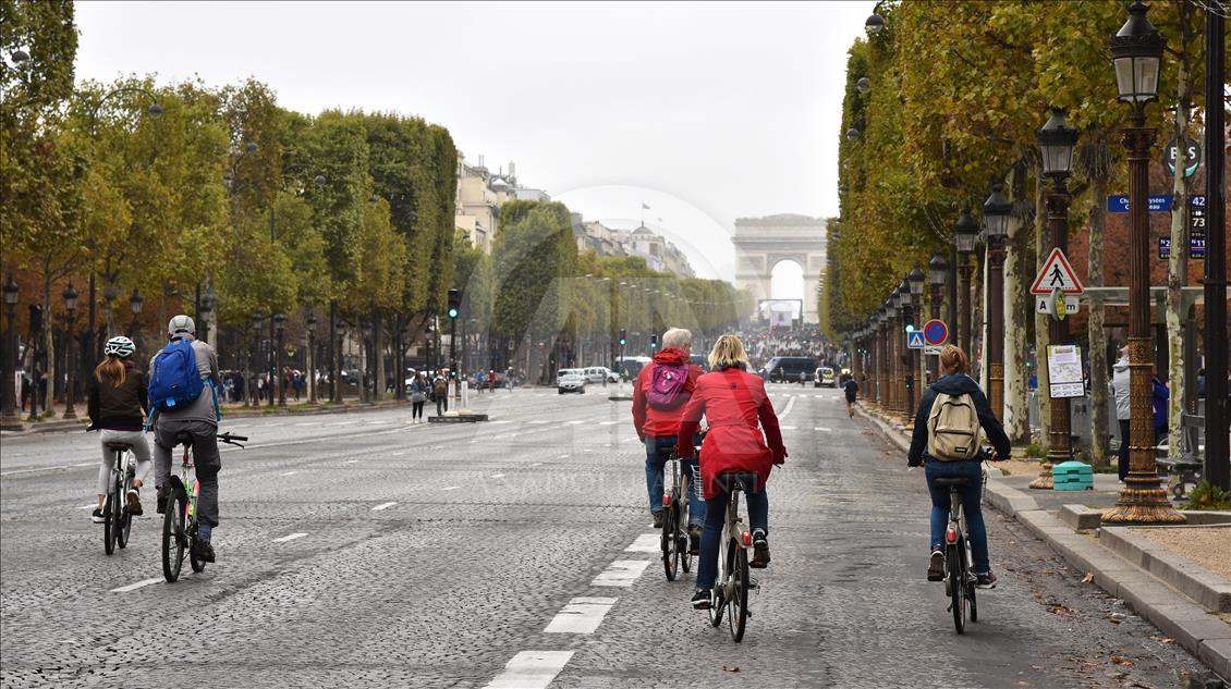 Paris'te arabasız gün