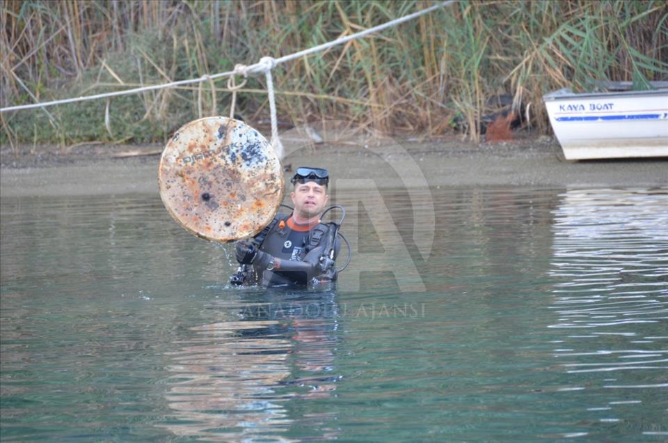 Bodrum'da deniz dibi temizliği