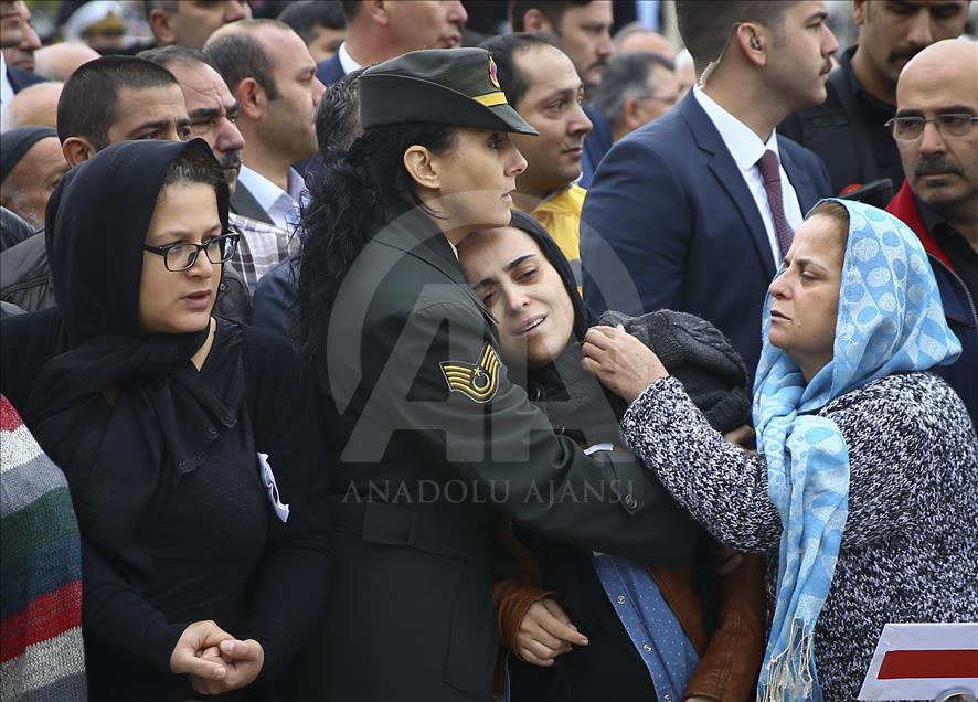 Şehit Yüzbaşı Erdal son yolculuğuna uğurlandı