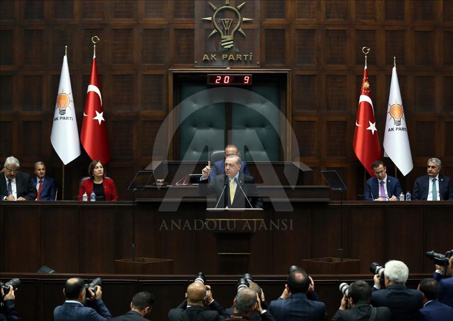 AK Parti Genel Başkanı ve Cumhurbaşkanı Recep Tayyip Erdoğan