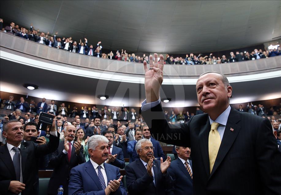 AK Parti Genel Başkanı ve Cumhurbaşkanı Recep Tayyip Erdoğan