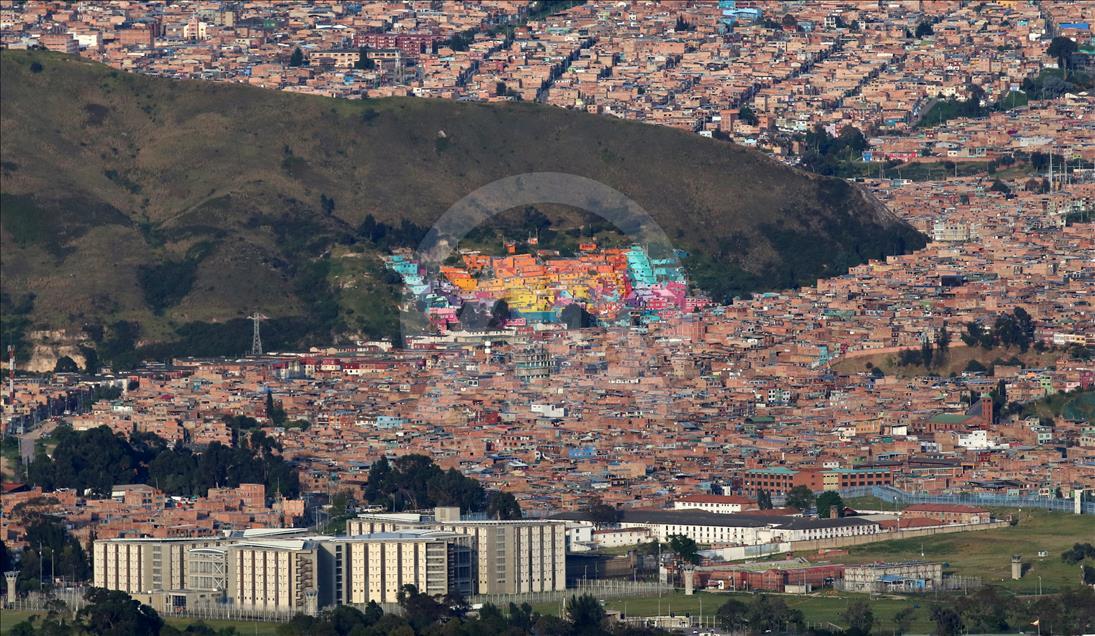 Bogota’daki grafitili mahalle, sakinlerinin gururu oldu